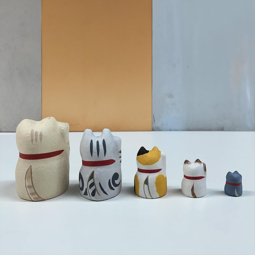 Ichino Maneki Neko Západní styl Matrjoška Předmět pro štěstí Zlepšuje Zvyšuje Finanční Prosperuje v Dobrém Přináší Dobré Feng Ochrana před Bezpečím v