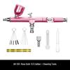 Lightweight 130 Airbrush for Nail Art, Tattoo, Models, Pastry, Beauty, and Oxygen Injection.