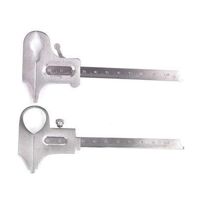 Zahnlehre, kieferorthopädische Krone, zur Messung der Zahngröße, Lücken, Vernier