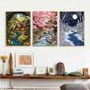 Paper Quilling Visual Effects Landscape Prints Poster Canvas Painting Modern Wall Art Picture For Living Room Bedroom Home Decor