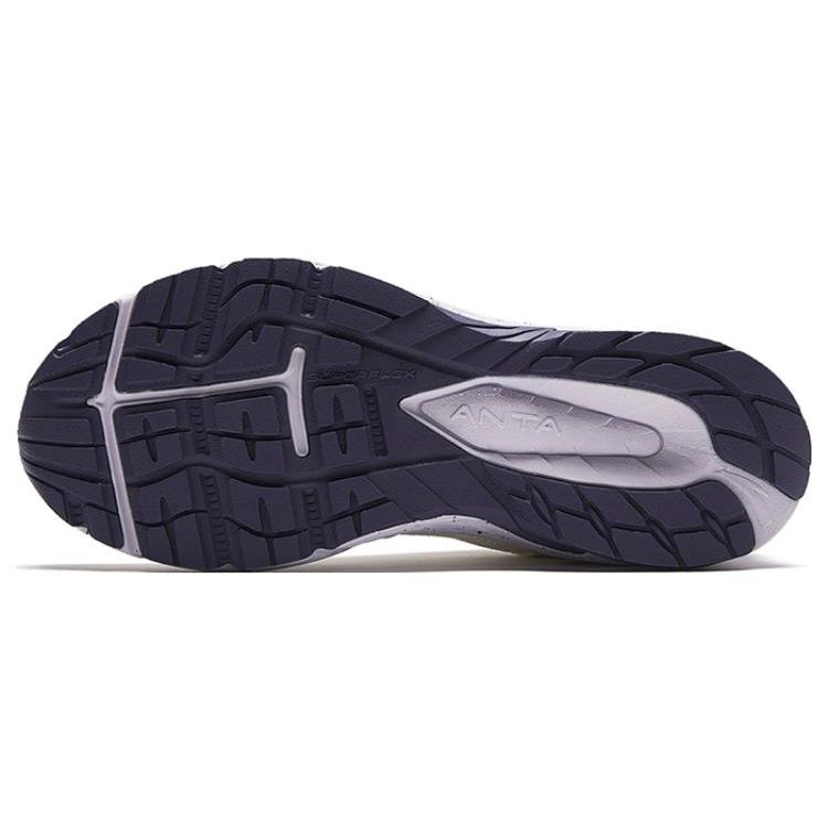 Anta AT952 Non-Slip Wear-Resistant Low-Top Running Shoes Women sneaker White Purple 922345593-1