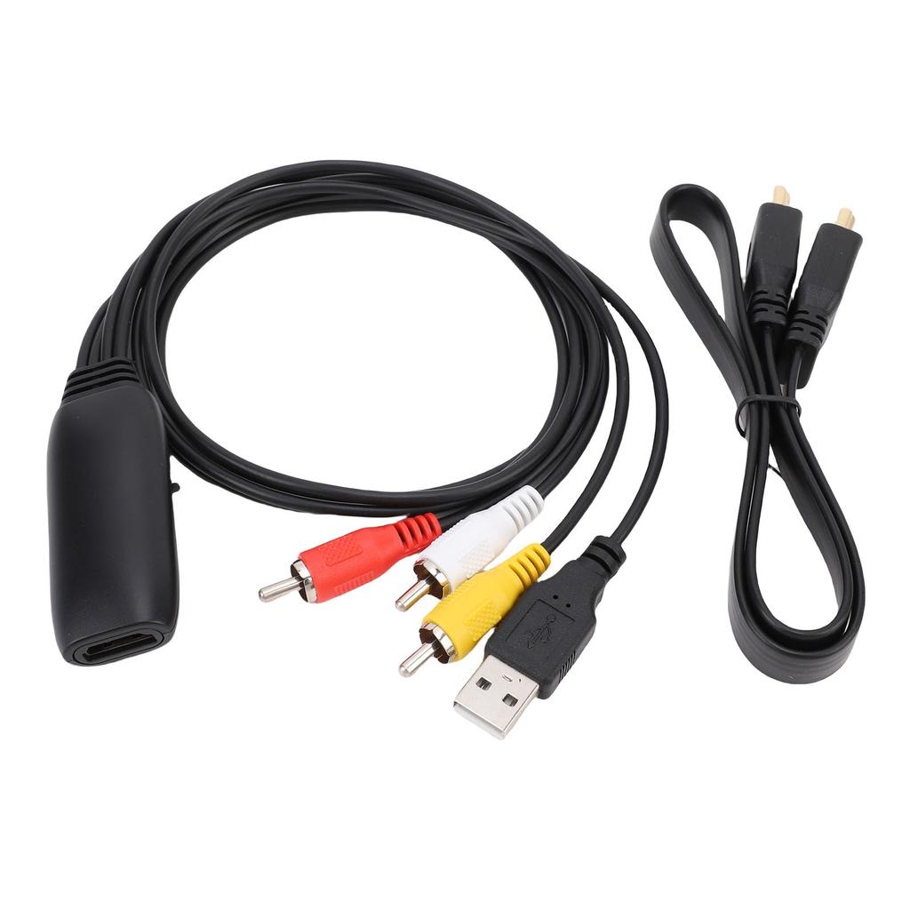 Video Sound Converter AV to HDTV DVD Game Console Converter with High Definition Multimedia Interface Cable