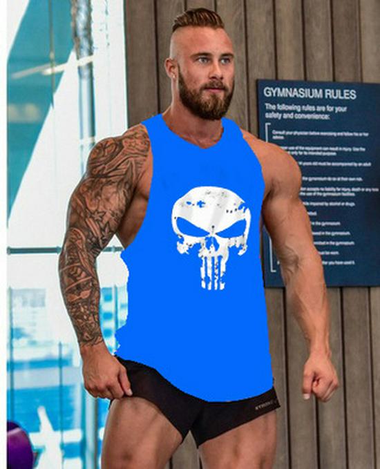Men's Cotton Sleeveless Gym Training Vest