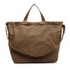 Women's Solid Color Crossbody Bag Vintage Tote Bag Large Capacity Crossbody Bag