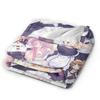Shigure Minaduki and Fraise Nekopara Anime Blanket  Flannel Funny Soft Throw Blankets for Bed Sofa Autumn/Winter