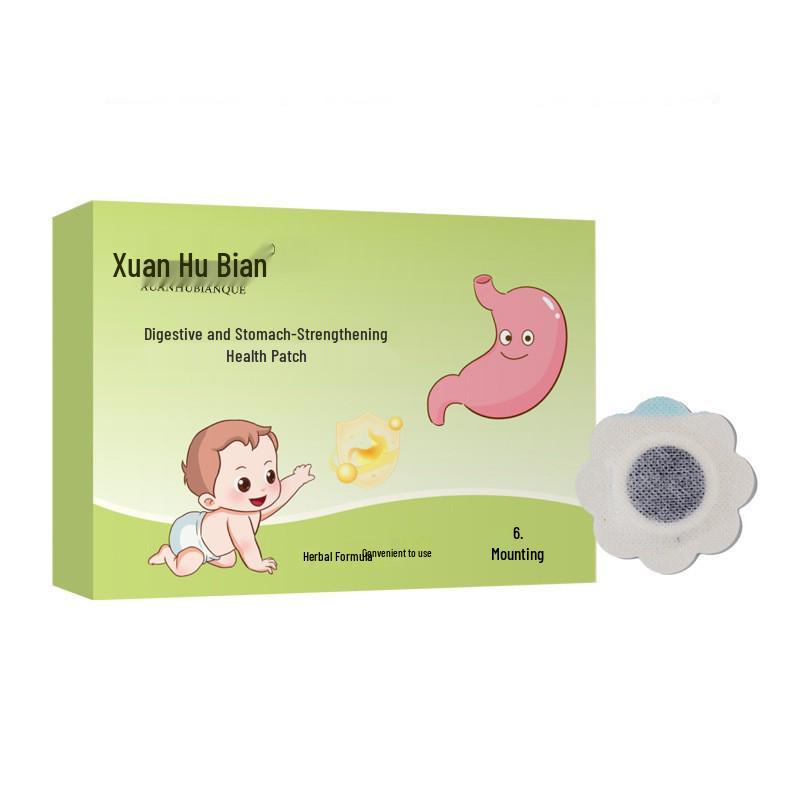 Kids  Digestive Health Patch: Spleen, Stomach & Intestine Support with Honey & Chicken Gizzard Digestion and Spleen Health Patch (6 patches)