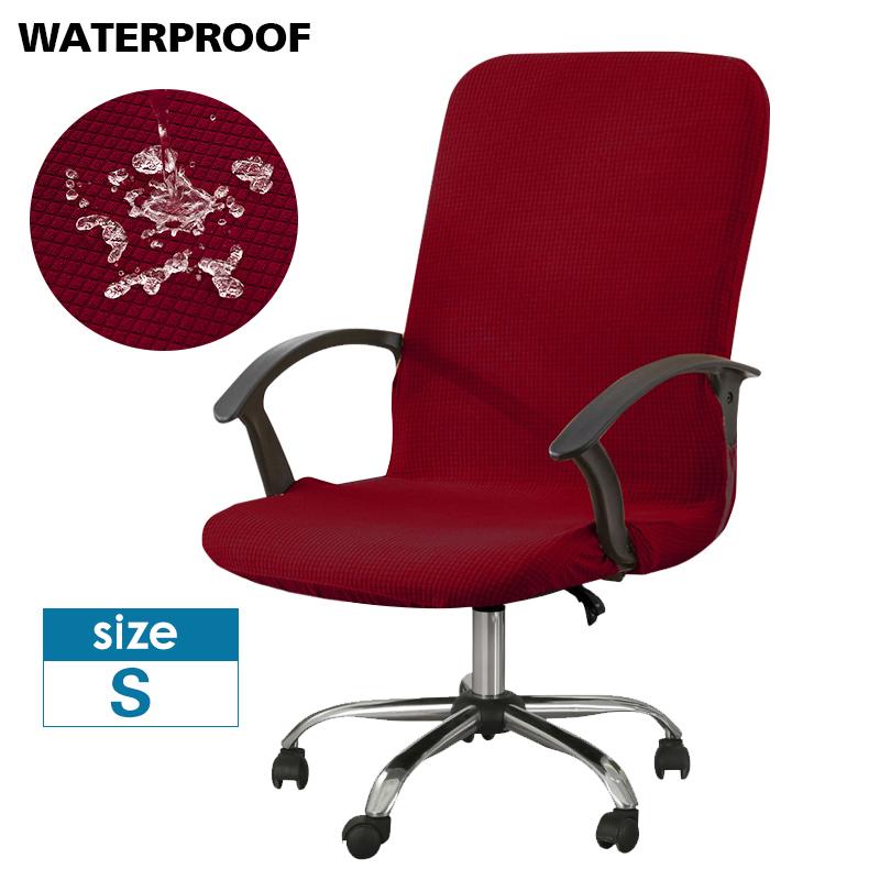 

Водонепроникний чохол для крісла Жакардовий чохол для офісного комп’ютерного крісла Чохол для ігрового крісла Еластичний еластичний чохол проти забруднення, знімний S вина червоного кольору