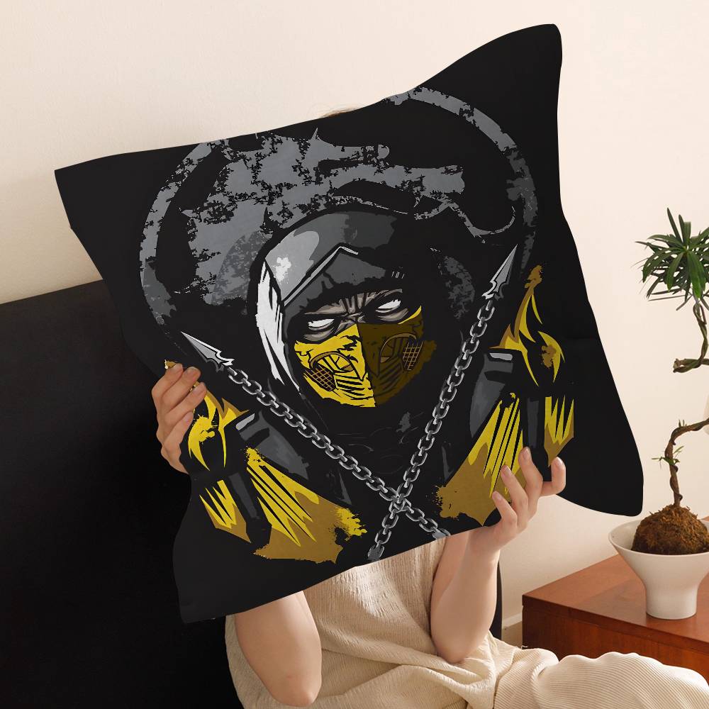 MMortal Kombat Pillow Cover for Bedroom Room and Living Room Sofa Decorative Cushion Cover