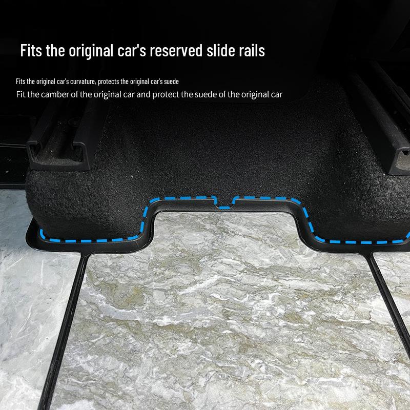 Tesla Model Y Natural Marble TPE Eco-Friendly Floor Mats