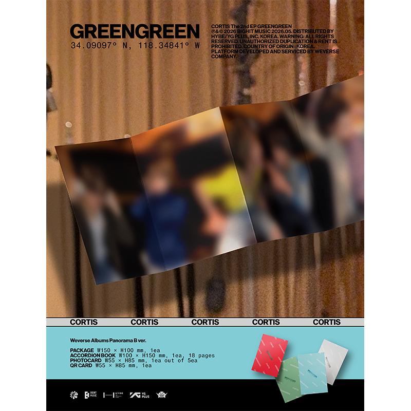 [Pre-order] CORTIS – 2nd Mini Album [GREENGREEN] Weverse Albums Ver. (Online Benefit)