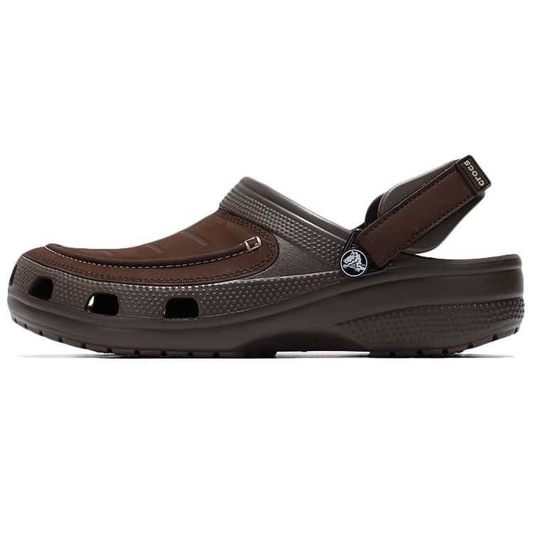 

Crocs Classic Clog Lightweight Comfortable Sandals Men Footwear Dark-Brown 207142-206 43-44