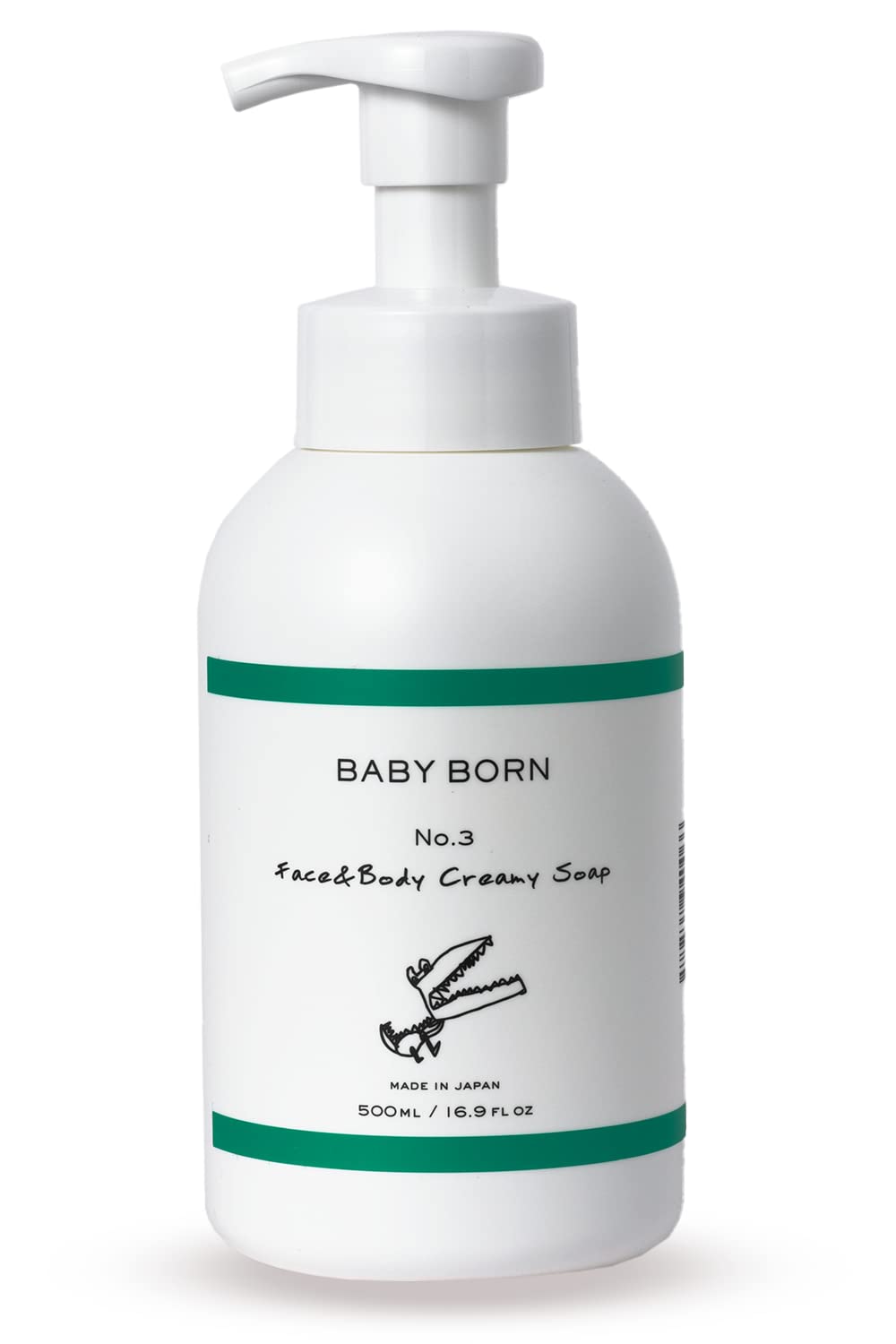 

Missy List BABY BORN Face Body Creamy Body Aki 500ml & Soap, Soap, Shampoo, Wash, Additive-Free, Foaming, Higashihara,