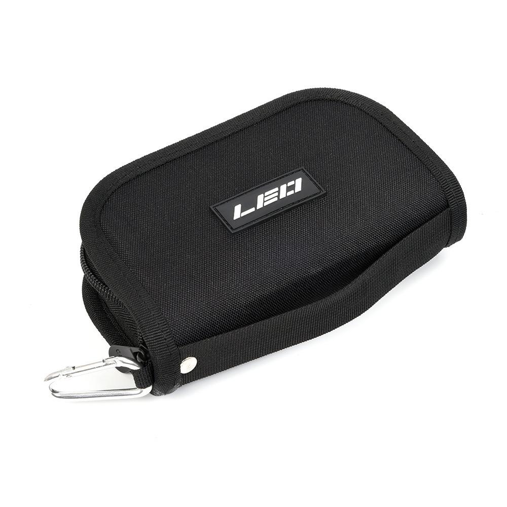 Compact Lure Organizer Pouch for Spinnerbaits, Fly Hooks, Crankbaits, VIB & Soft Plastic Worms, Tackle Storage