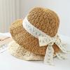 Bucket hatBucket Hat with Lace Ties, Women's Japanese Style Summer Sweet Hat Shopping and Travel, Versatile Breathable H