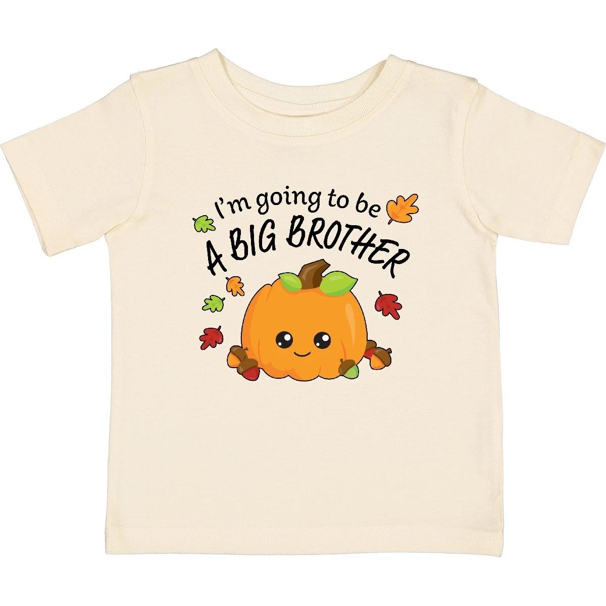 Inktastic I m Going To Be A Big Brother- Cute Halloween Pumpkin Baby T-Shirt New 120