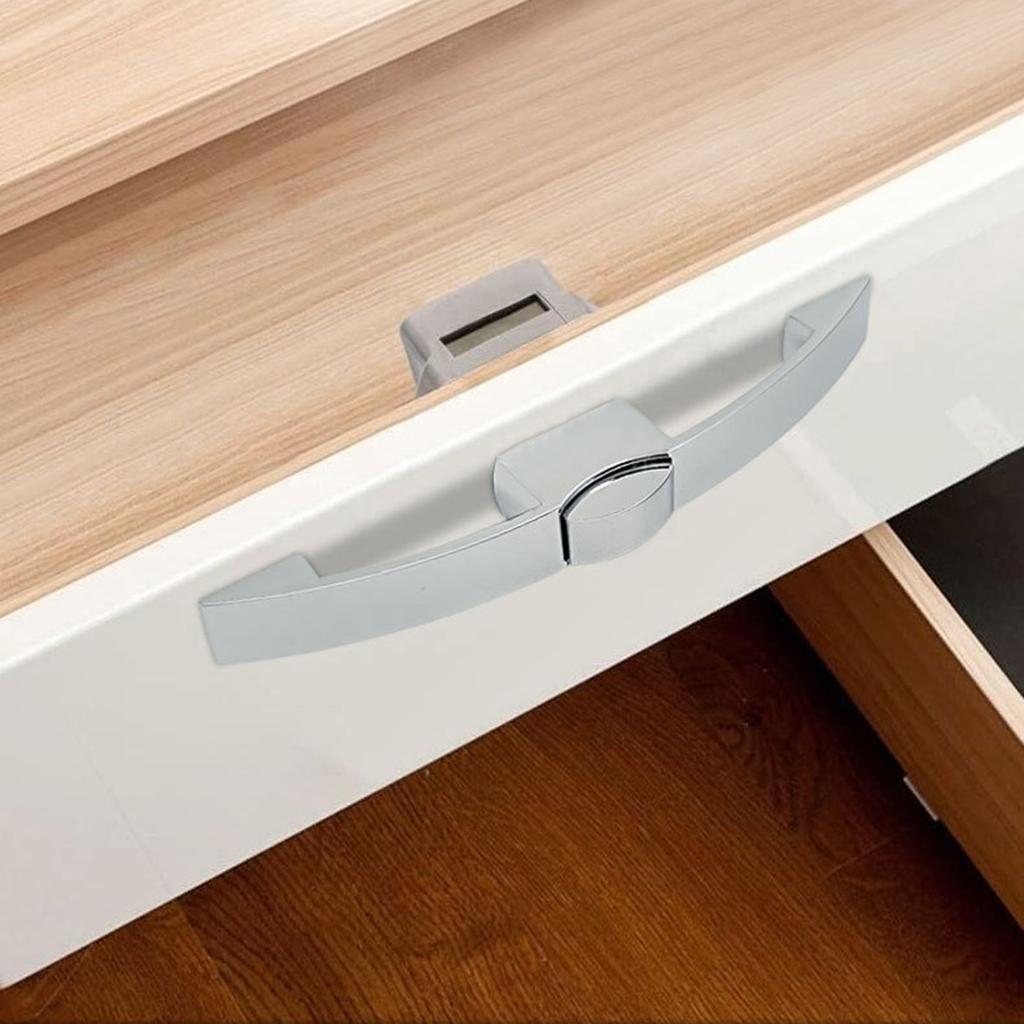 Auto Handle Push Button Drawer Latchs Cabinet Door Catch Keyless Cupboard Locks for Yacht Motorhome Camper Caravans Home