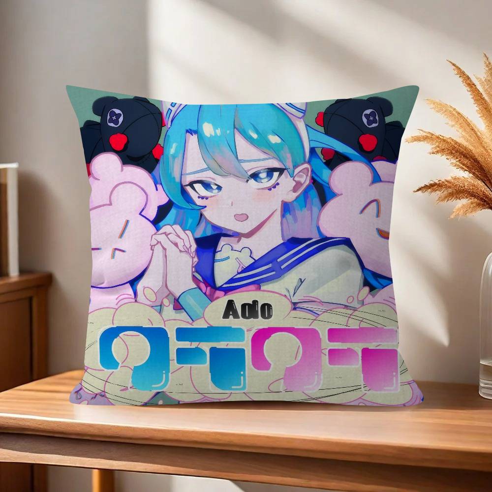 Singer Ado COOL Girl Pillow Cover for Bedroom Room and Living Room Sofa Decorative Cushion Cover
