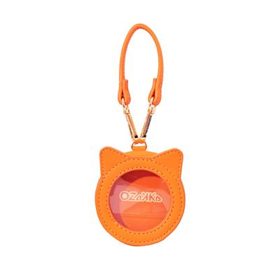 [OZaKKa] Fodral för Märke med Kattöron, 57mm/56mm, för Oshikatsu-produkter, Standardfärg: Orange [ONCS-S-OR]