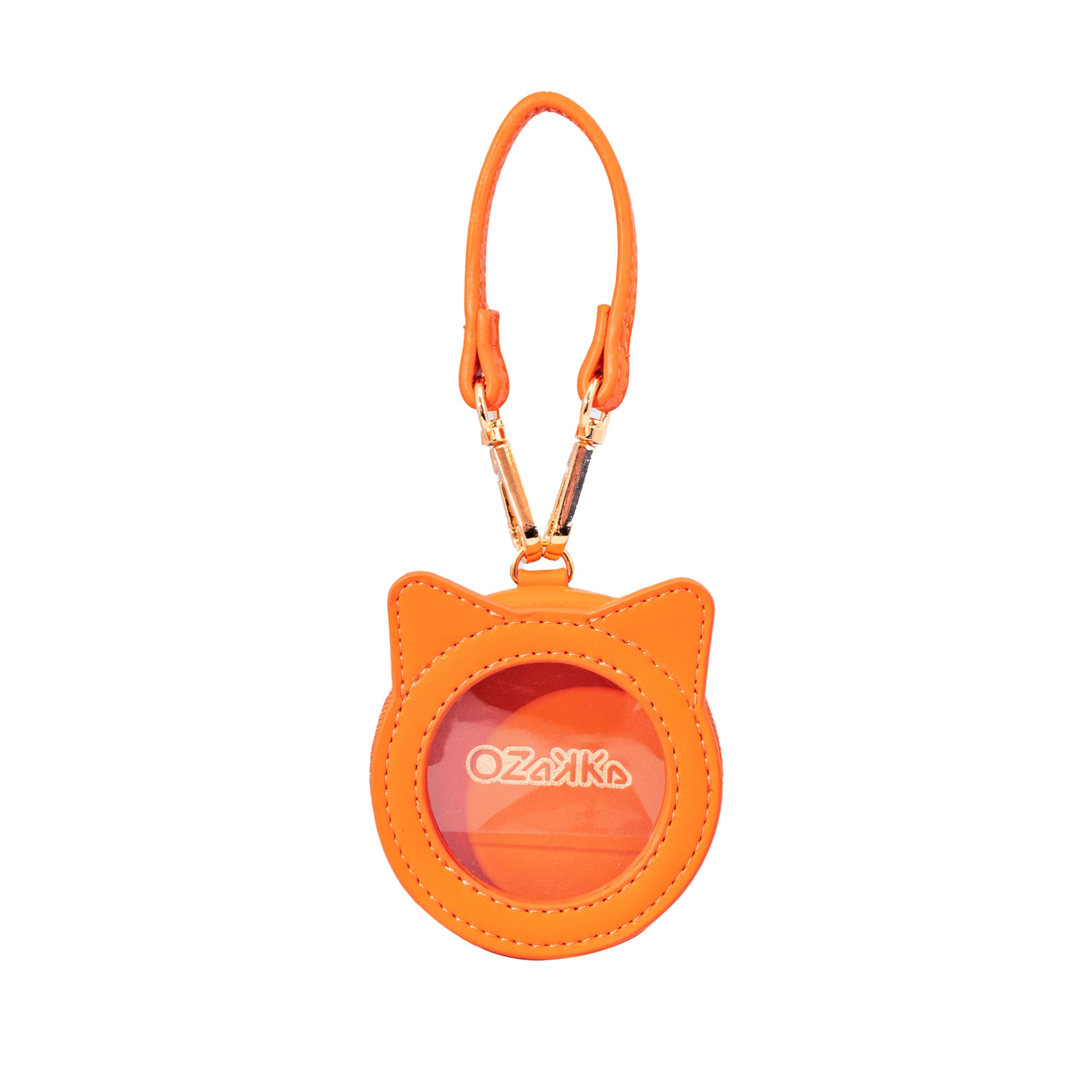 

[OZaKKa] Бейдж-кейс с кошачьими ушками, 57 мм/56 мм, для мерчандайза Ошикацу, стандартный цвет: Оранжевый [ONCS-S-OR]
