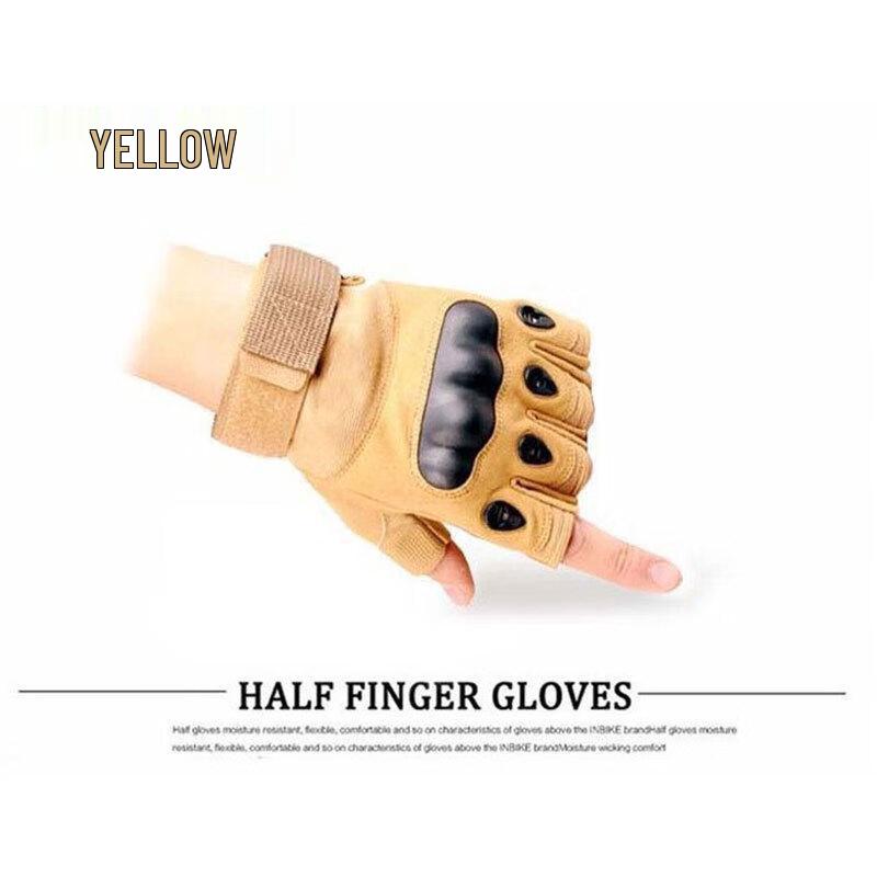LONGQI Tactical Half-Finger Outdoor Gloves M