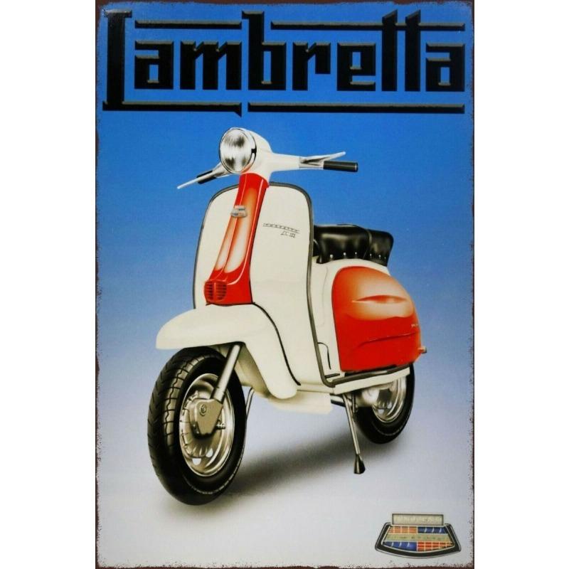 Retro Beer Metal Wall Art 20x30cm