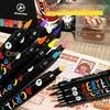 Dual Color Acrylic Paint Markers 24/48/72 Colors Dual Tip Markers Dual-ended Markers  Ceramic Craft