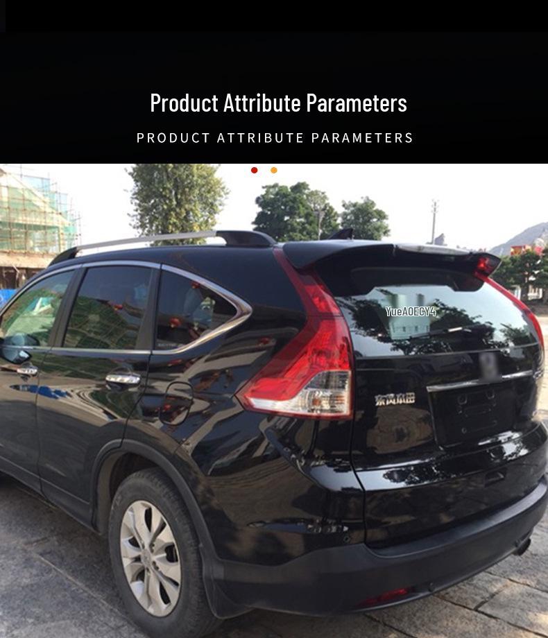 Honda CRV Rear Spoiler 2012-2016: Painted, No Drill, Sport-Style Wind Deflector