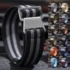 18mm 20mm 22mm Französische Truppen Fallschirm Elastisches Nylon Uhrenarmband Smartwatch Armband Männer Frauen Sportarmband Universelles Armband