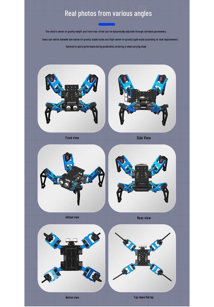 ESP32 Smart Bionic Spider: AI-Driven Voice-Controlled Quadruped for Arduino Makers
