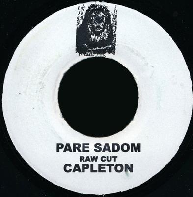 7inch Record CAPLETON - Pare Sadom NONE Not On Label Jamaica Reggae, Ska & Dub Used