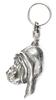 Bloodhound, St. Hubert Hound, Sleuth-hound - Silver-plated dog pendant, handbag decoration, backpack pendant by Art-Dog brand