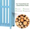 Wooden Shed, Garden Storage Cabinet with Log Store, Waterproof Asphalt Roof and Lockable Door, Narrow Tool Organizer, 130 x 55 x 180 cm
