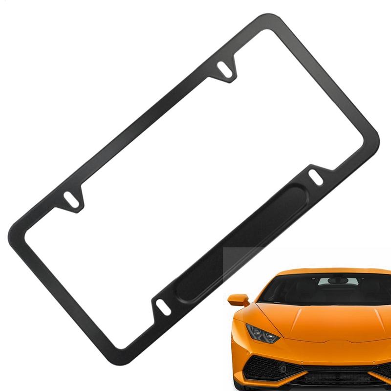 Versatility Frame Car License Plate Frame United States Standard Auto Number Plate Holder Stainless Steel/aluminum Alloy Frame
