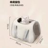 Pet bag out portable bag foldable breathable cat bag large capacity two small cats car