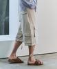 Beullusseonpeullawo Utility Washed Cargo Bermuda Pants