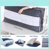 Large Capacity Bed Duvet Storage Bag With Dustproof Cover For Bedroom Or Living Room