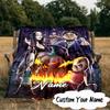 Custom Name Nightmare Addams Blanket  Ideal Bedding Blanket Perfect for Travel, Camping, Living Rooms, Offices, Sofas, Fan Christmas gift