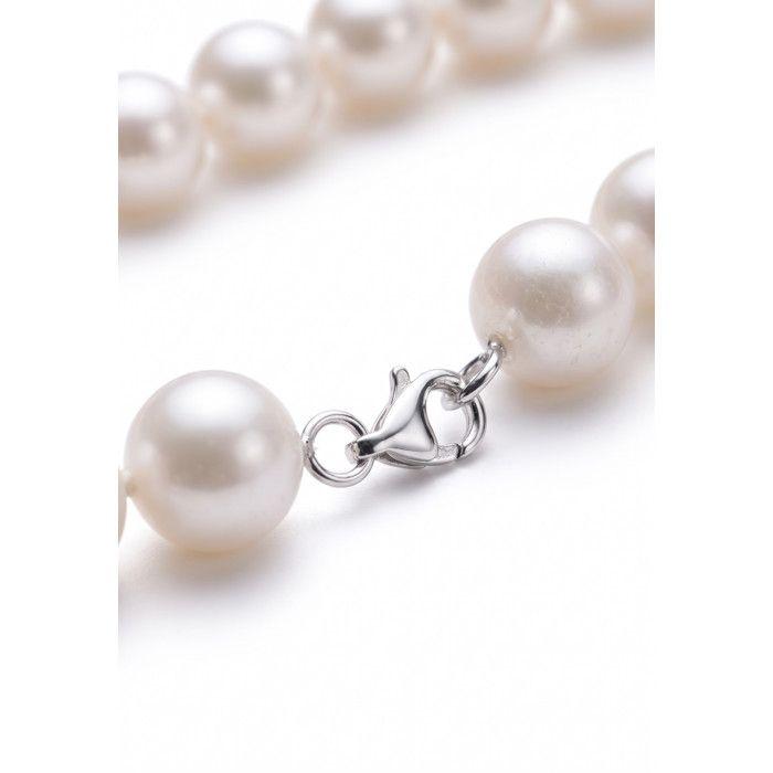 Collier - PEARLS &amp; COLORS - Pearls &amp; Colors - Perle d'eau douce 9-10 mm - Argent 925 - Qualité AAA+