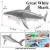 Oenux Sea Life Animals Coral Octopus Nautiloidea Crab Starfish Ocean Model Action Figures Educational Collection Toy Kid Gift