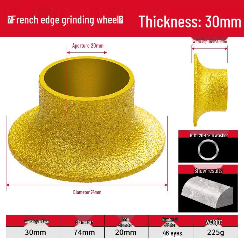 Taichung Diamond Grinding Tool for Marble, Quartz, and Tile Polishing and Trimming