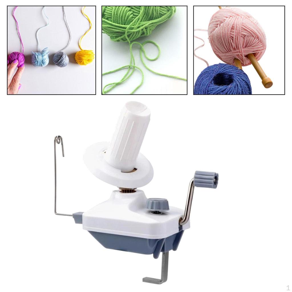 Compact Hand-cranked Yarn Winder for Home Use, Wool Skein Holder, Ideal Skeins of Yarn.