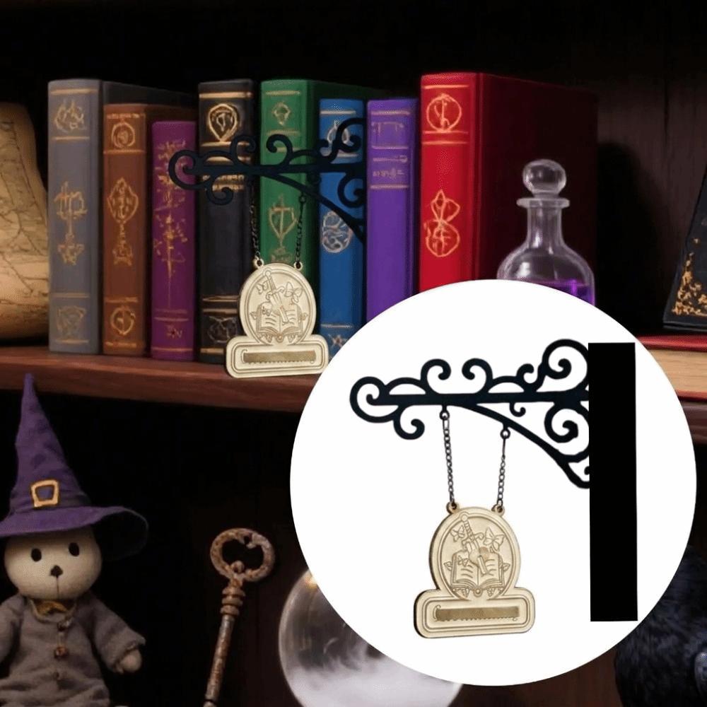 Creative Design Book Nook Sign Lightweight Bookshelf Decoration Hanging Sign Book Storage Space