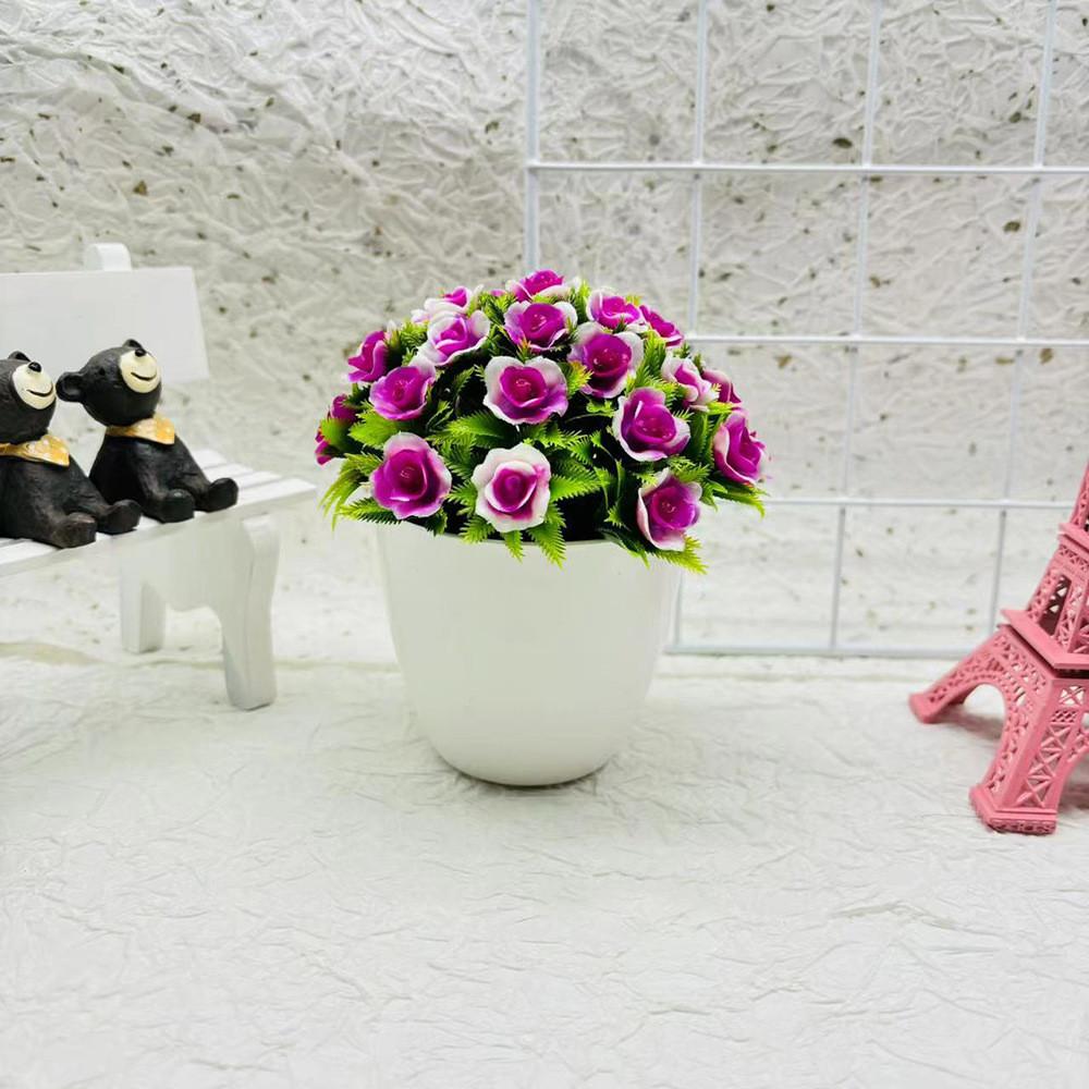 

Artificial Fuchsia Flower Sphere Plant For Home Decor And Photography Props