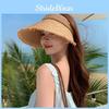 Summer Straw Sun Hat With Large Brim And Breathable Material For Outdoor Travel And Leisure