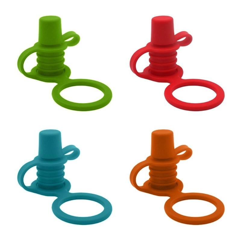 Bottle Cap Spout Adapter Protects Kids Mouth No Spill Silicone Water Bottle Cap for Kids & Adult Toddler Bottle Cap