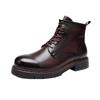 New Martin Boots Vintage Washed Horse Skin Size 47 Men'S Boots British Side Zipper High Help Tooling Boots