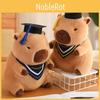 Adorable Capybara Plush Toy Doctor Figure Unique Graduation Memorial Pillow Soft Toy