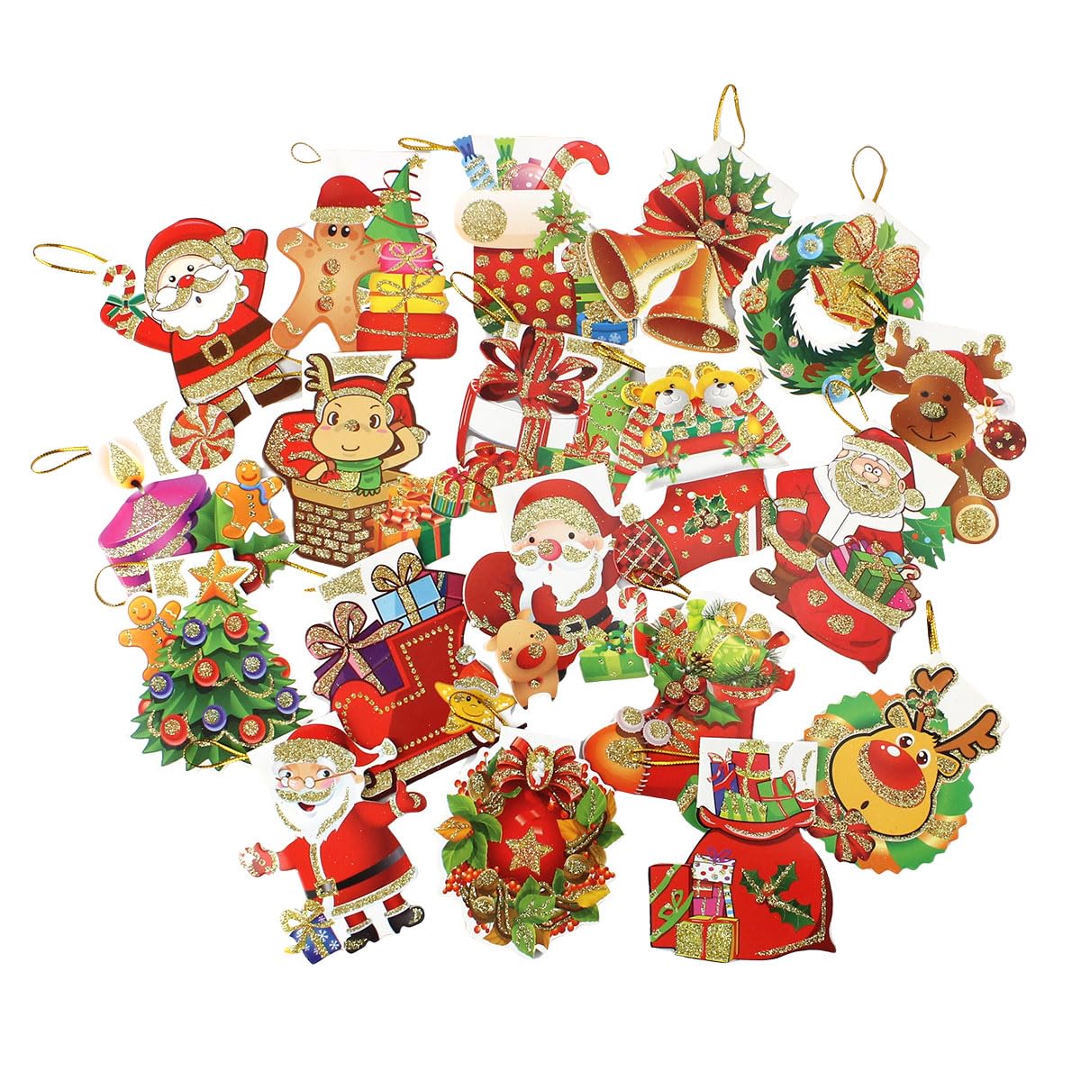 

iikuru Christmas Card Large Set of 160 Christmas Message Xmas Greeting y541 Set, Cards, Cards, Santa, Cards, Stylish,