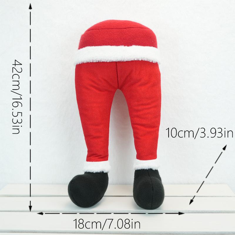 Weihnachtsschmuck süße Elfenbeine Weihnachtsbaumanhänger Weihnachtsstoffbeine Fensteranhänger