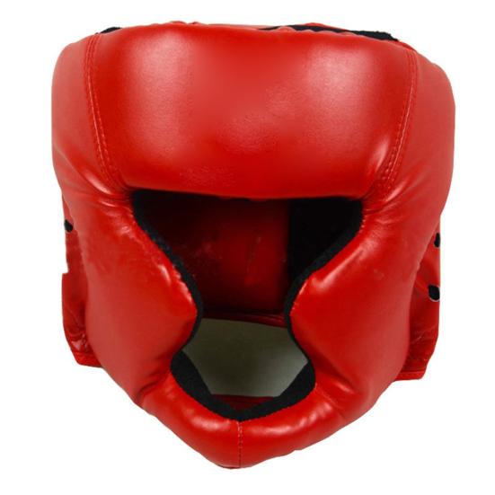 Kunstleder Boxen Kampfsport MMA Helm Kopfschutz Kopfbedeckung Kopfschutz